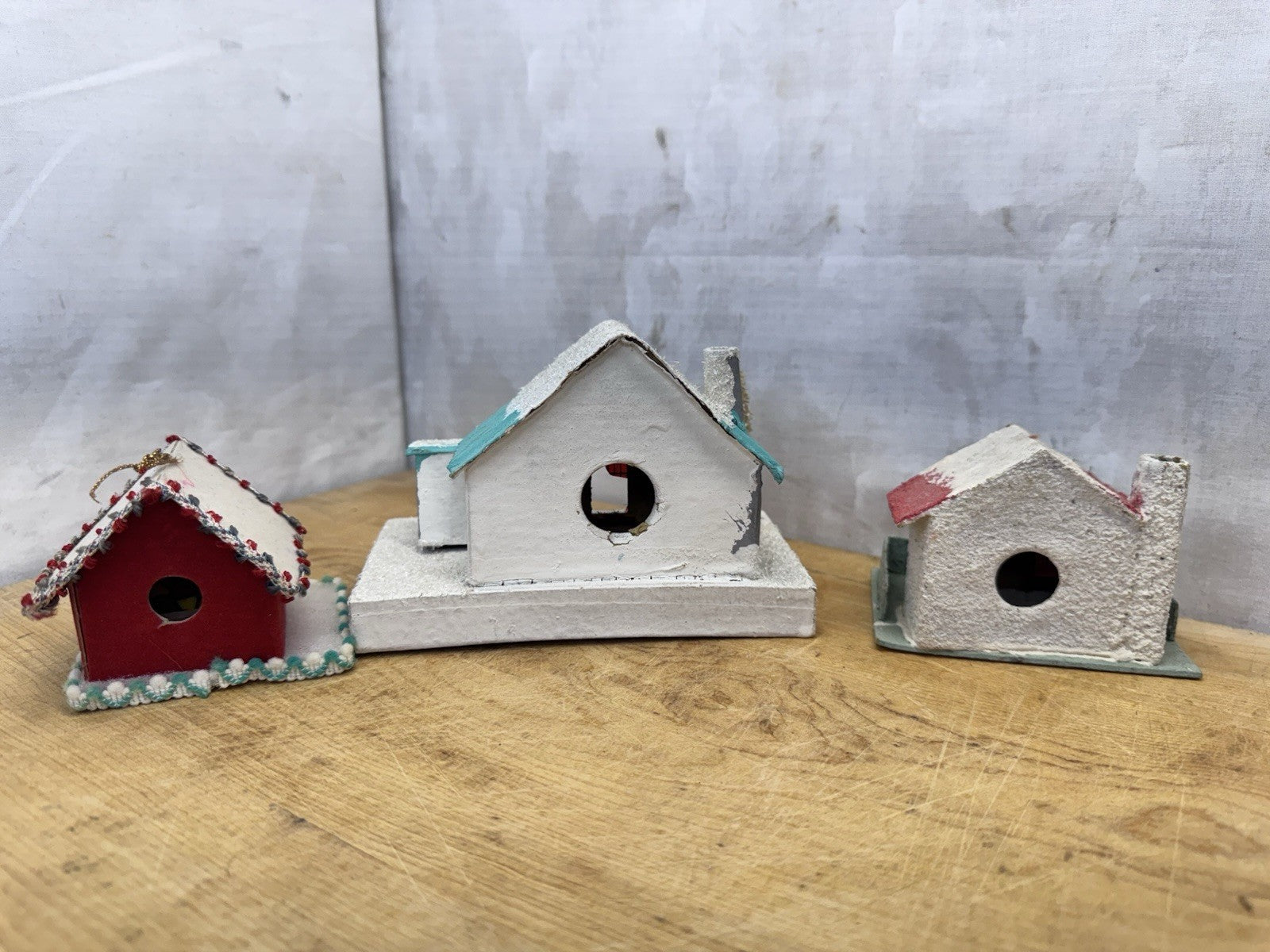 3 Japan PUTZ Houses #1027