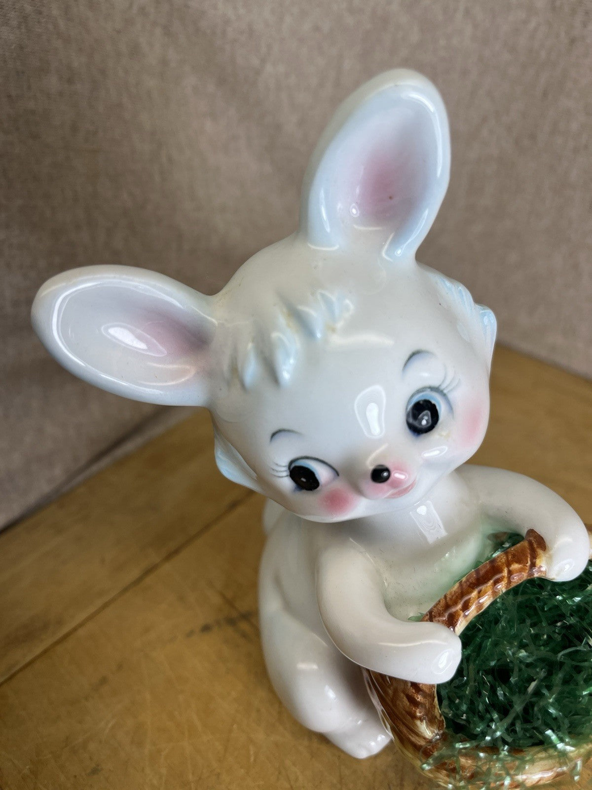 Norcrest Vintage Easter Rabbit W/basket