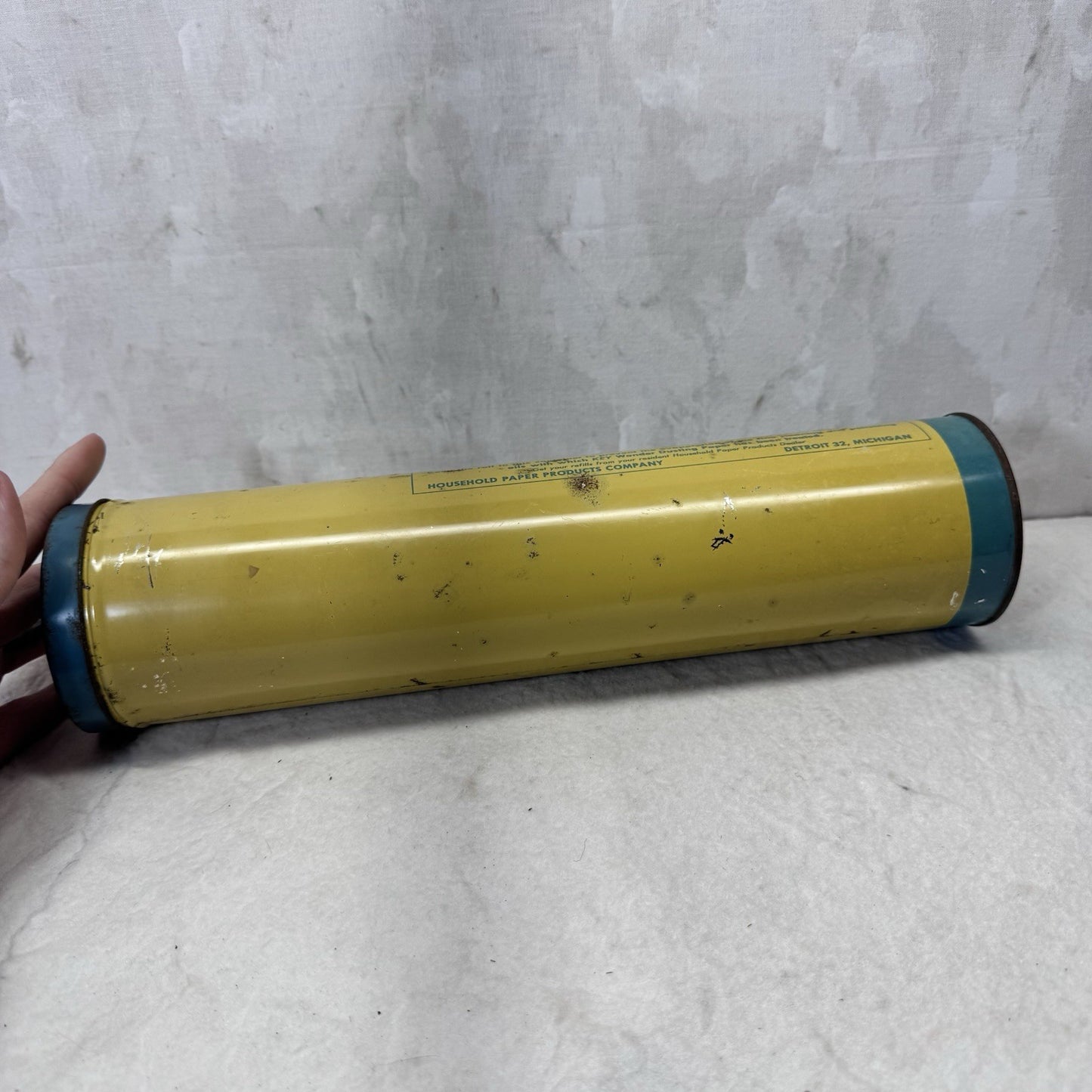 Key Wonder Dusting Paper Tin NOS Vintage