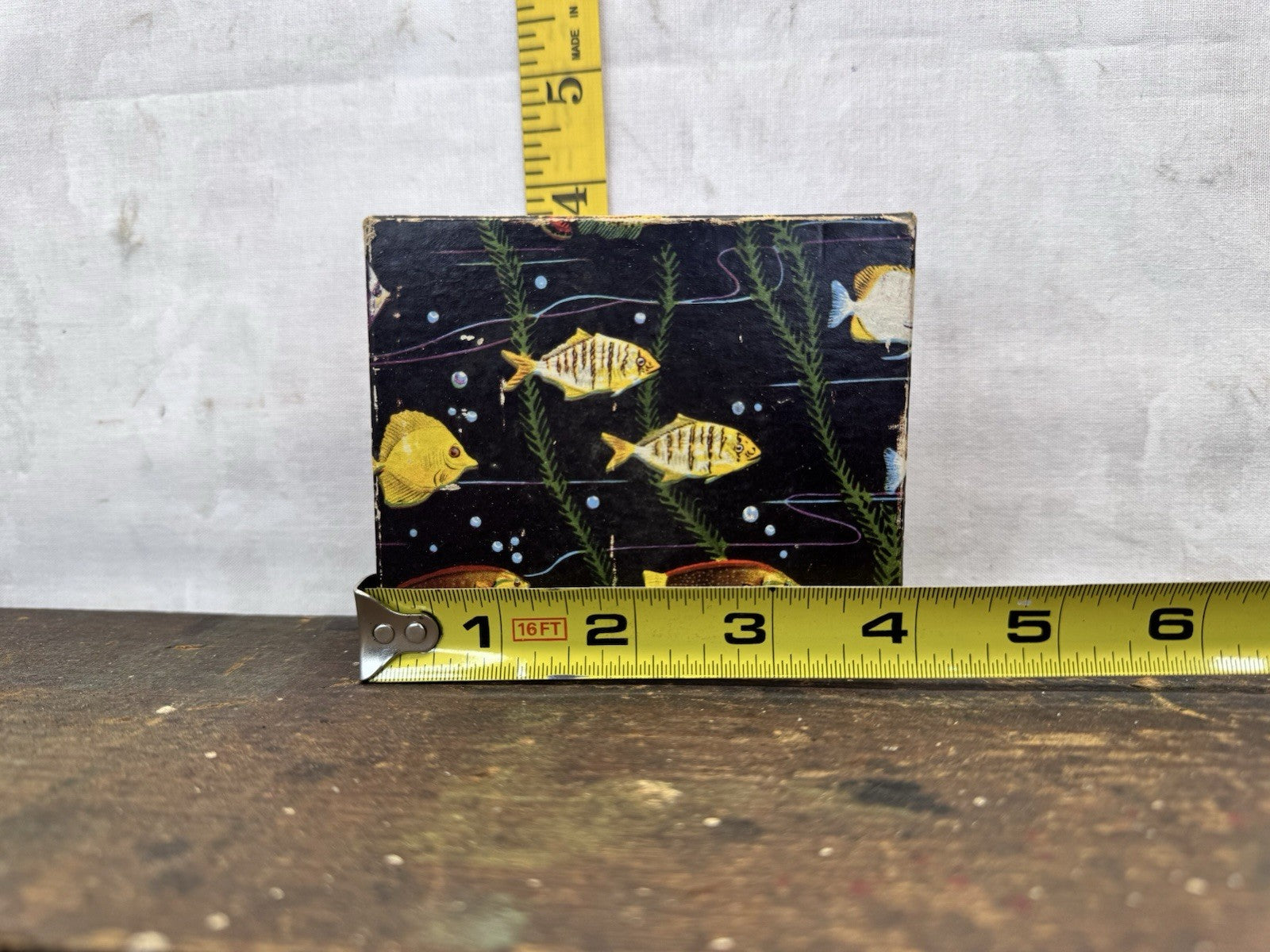 Utica Fishing Reel Empty Box Vintage #1077