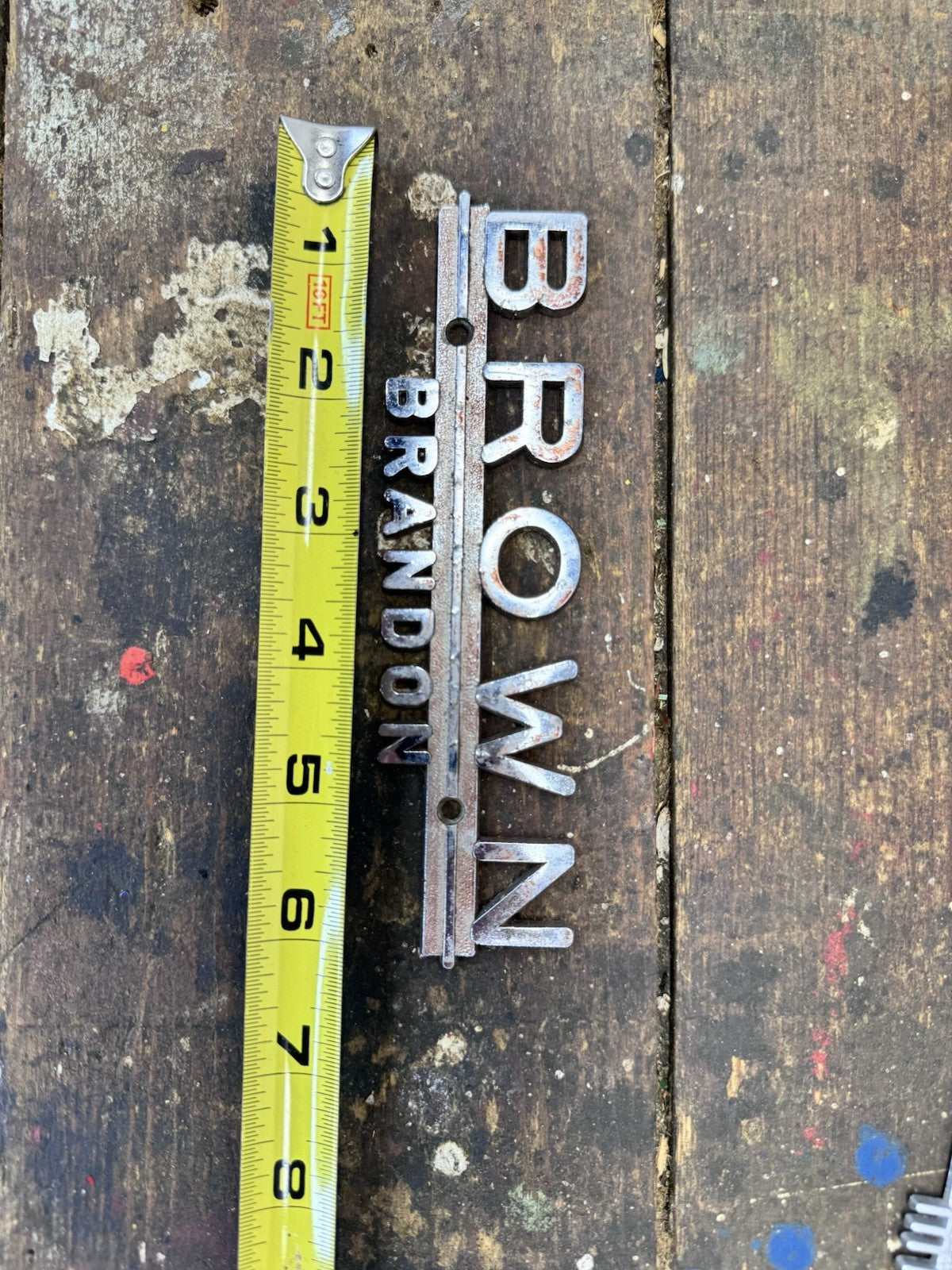 Brandon Wi Car Emblem #1075