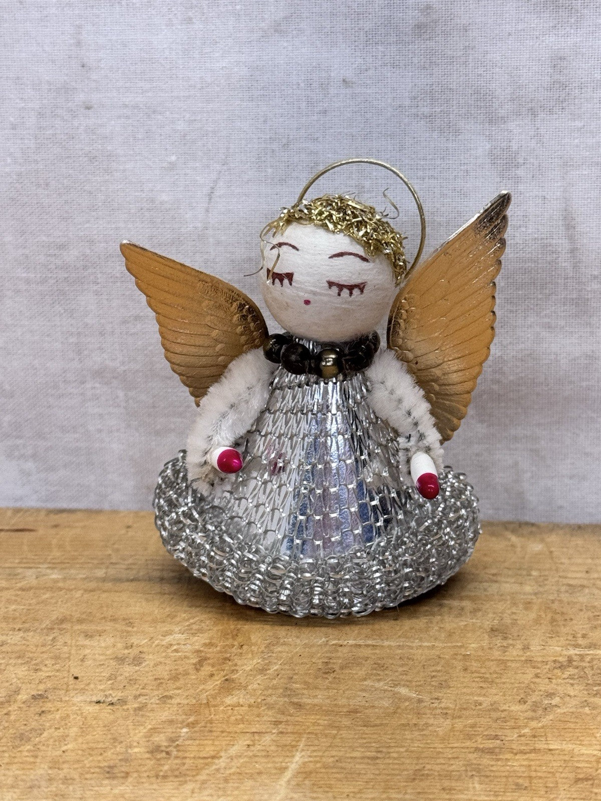 Antique Christmas Angel Ornament Japan  #1274