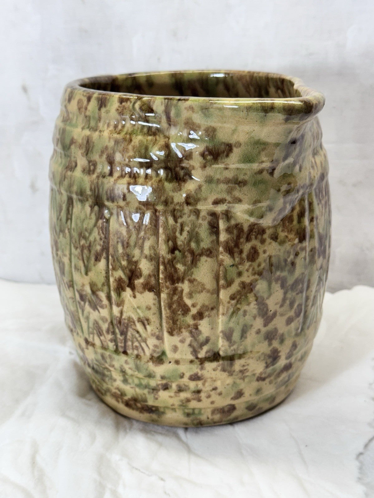 Morton Spatterware Antique Pitcher  #S-1847