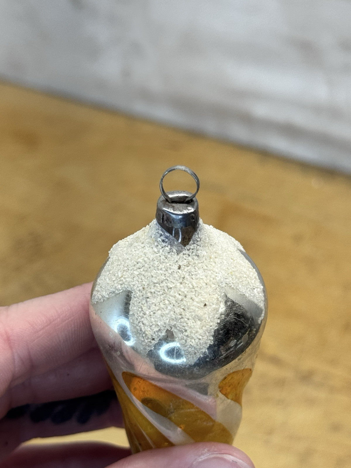 Spiral Icicle Ornament Vtg #1350