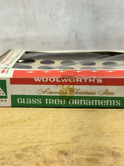 Woolworths Glass Tree Ornament Box Empty #1067