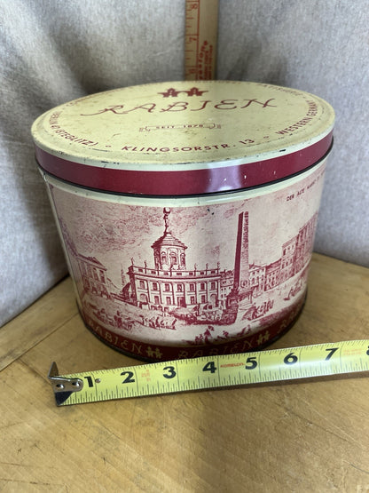 Rabien Confectioners Vintage Empty Tin