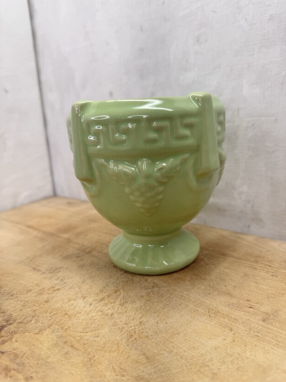 McCoy Green Planter Vtg #S-1539