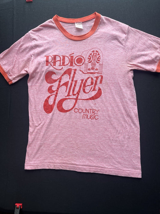1970s, 80s Red Distessed Radio Flyer Tshirt