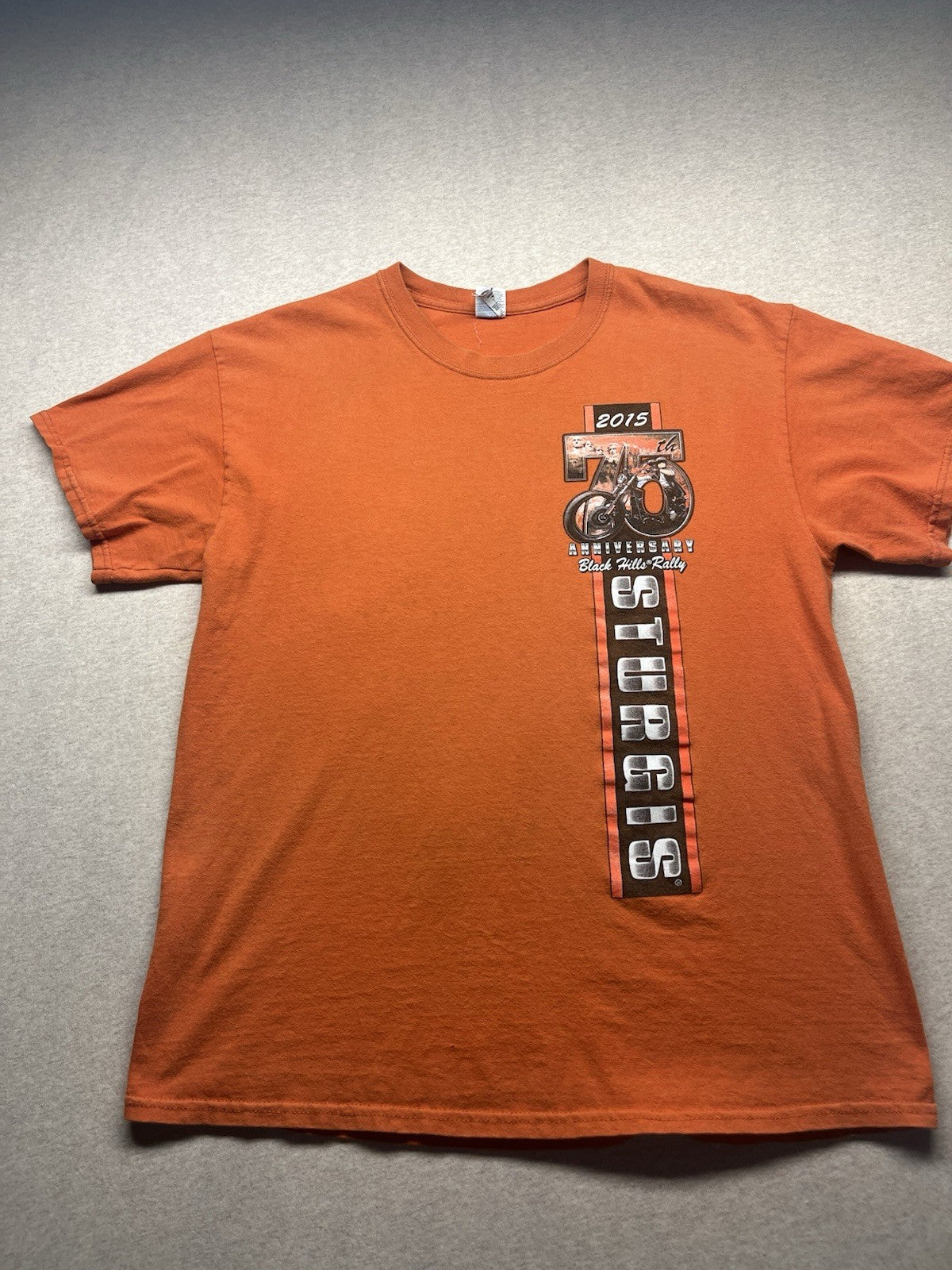 2015 Sturgis Black Hills Rally- South Dakota-Men's Large 75th Anniversary