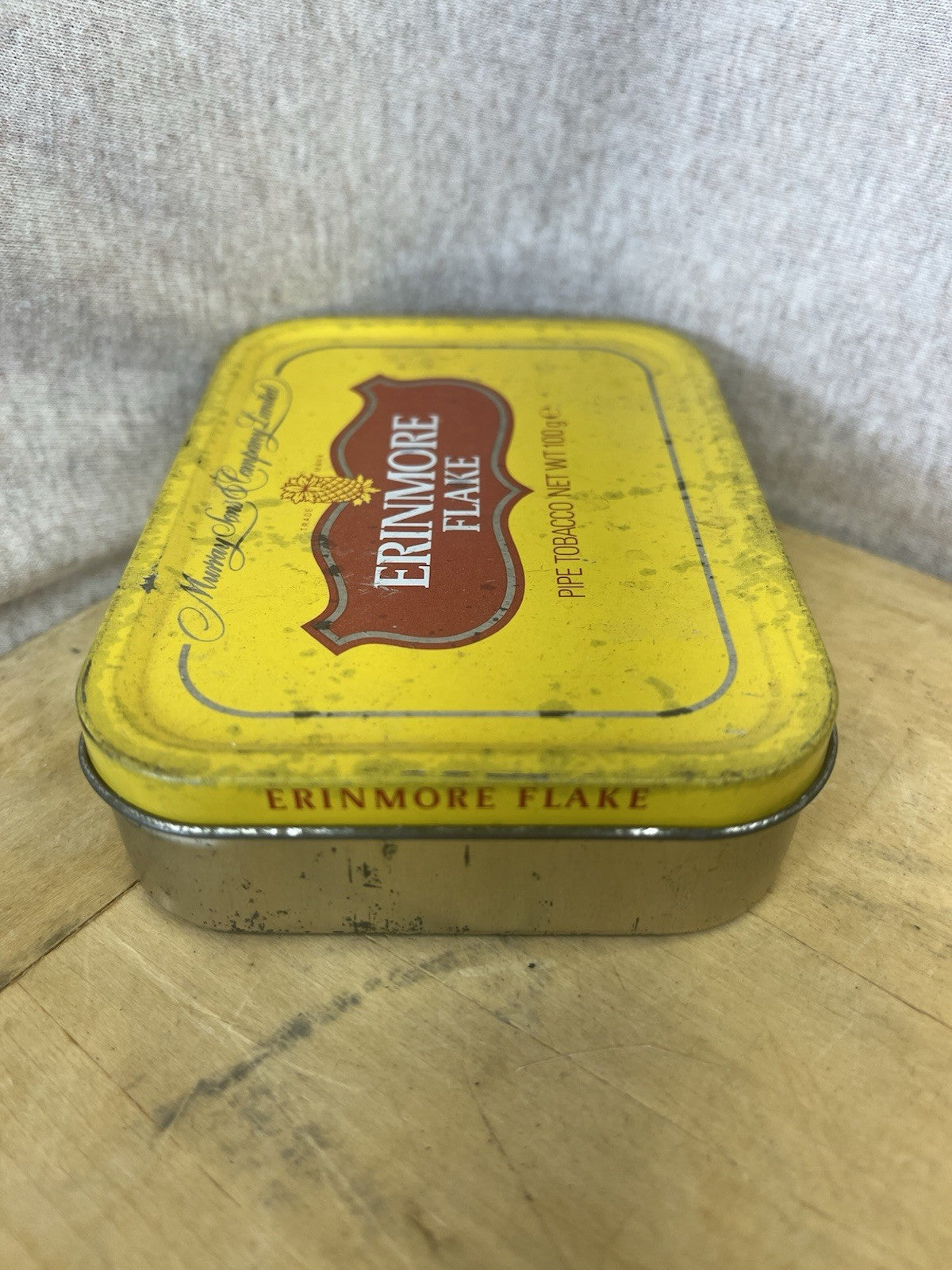 Vintage Murrays Erinmore Flake Empty Tobacco Tin Tobacciana