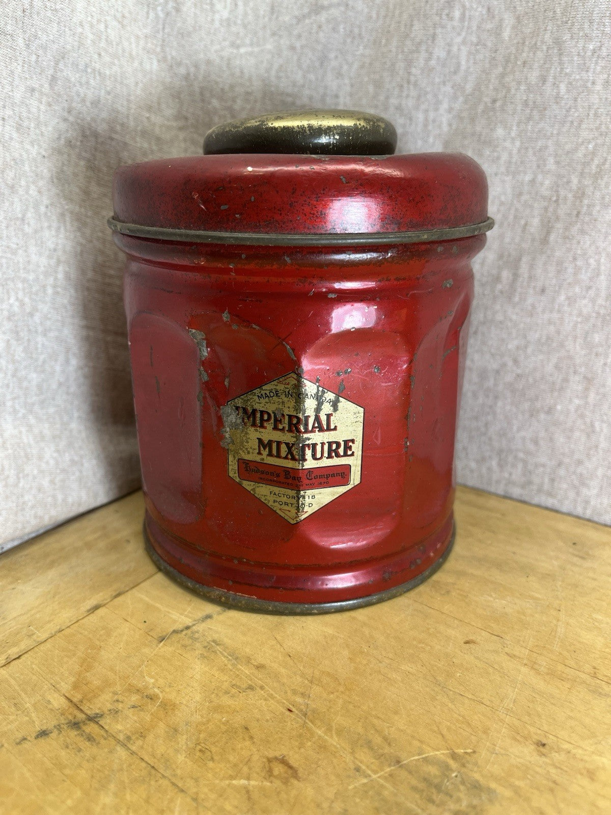 Imperial Mixture Empty Tobacco Tin