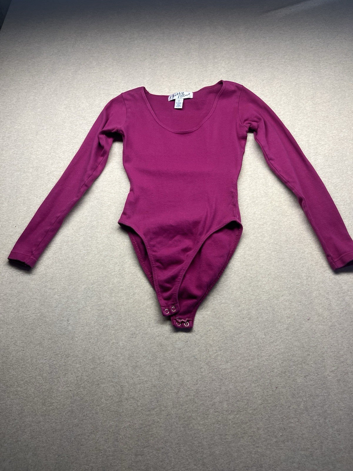 1990s Women’s Pink L Sleeve Knit Body Suit