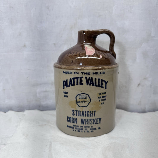 Platte Valley Corn Whiskey Jug Vintage