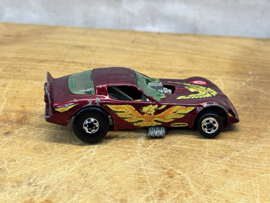 1977 RARE Hot Wheels Metallic Red Hot Bird Trans Am Firebird #1294