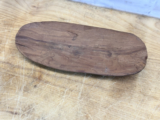 Hand Carved Wood Scoop Antique #1440