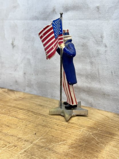Patriotic Uncle Sam Figurine Vtg Japan #1438