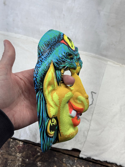 Vintage Glow Gypsy Witch Halloween Mask #S-1968
