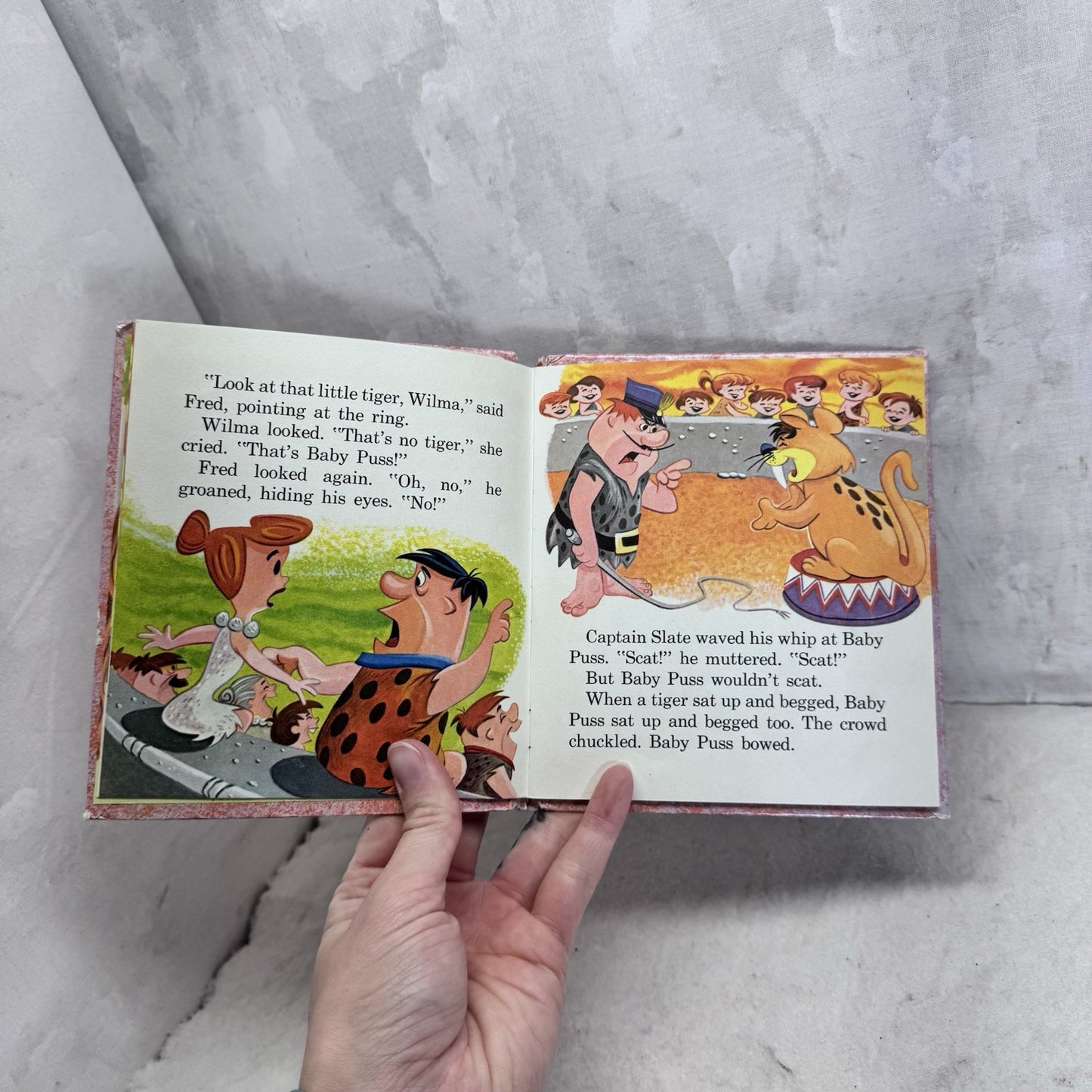 The Flinstones At The Circus Tell-A-Tales Vintage Children’s Book 