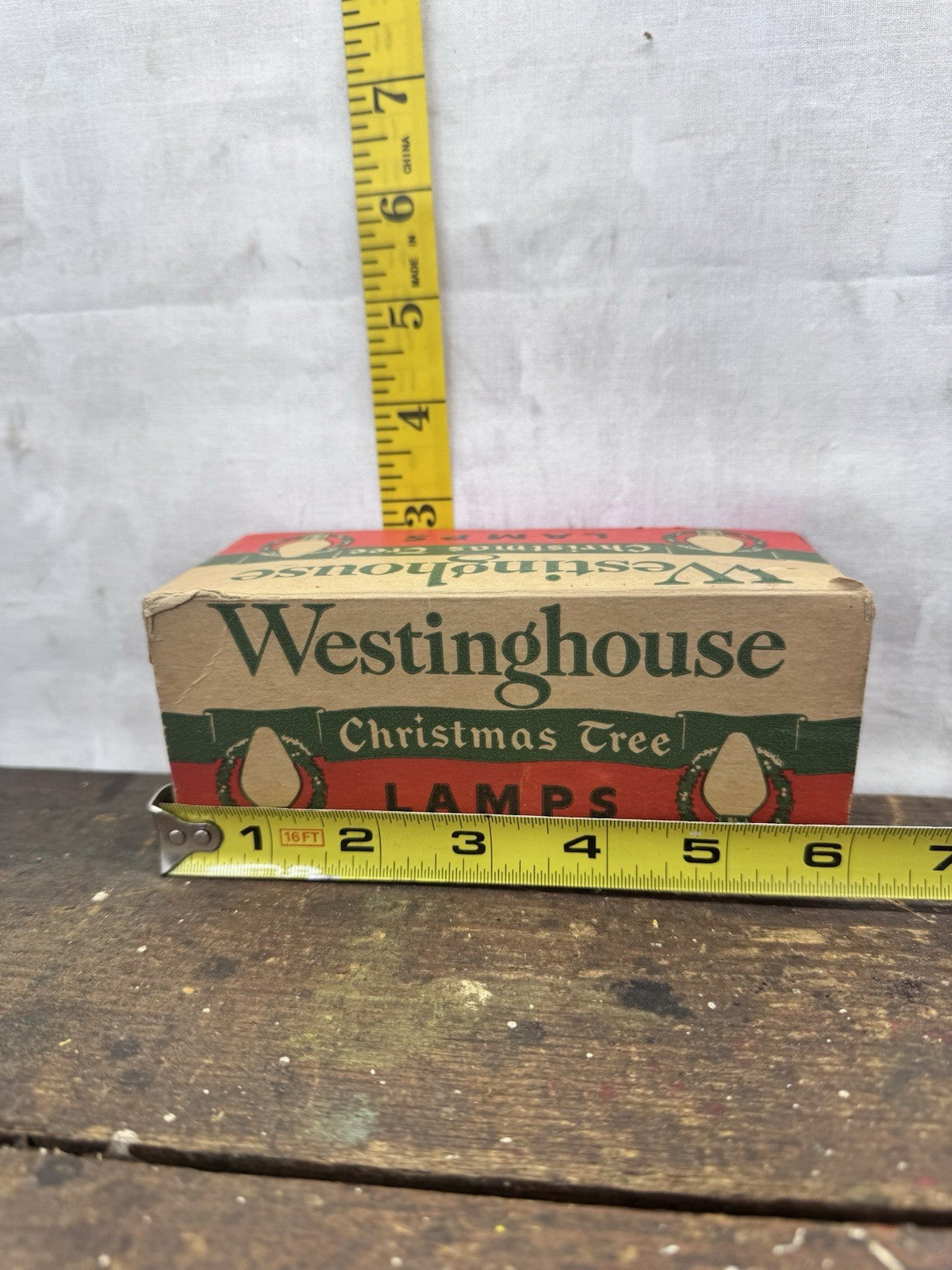 Westinghouse Christmas Tree Lamps Vtg #1307
