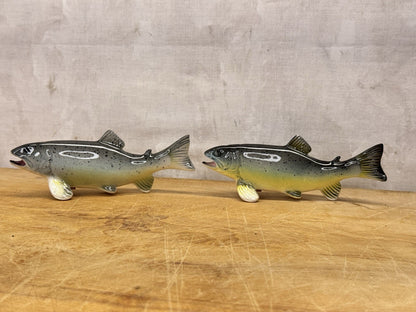 Vintage Lake Trout Salt And Pepper Shakers Japan? #1173
