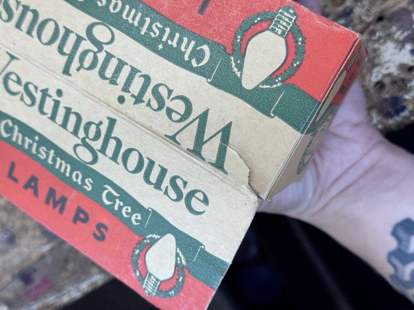 Westinghouse Christmas Tree Lamps Vtg #1307