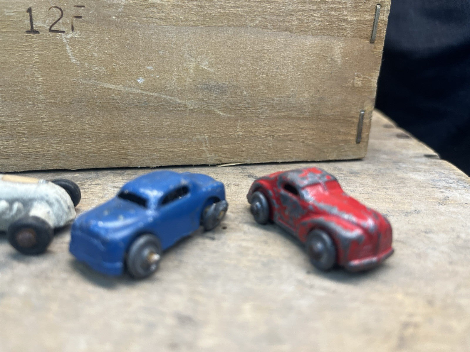 Vintage Mancave 9 Mini Metal Cars