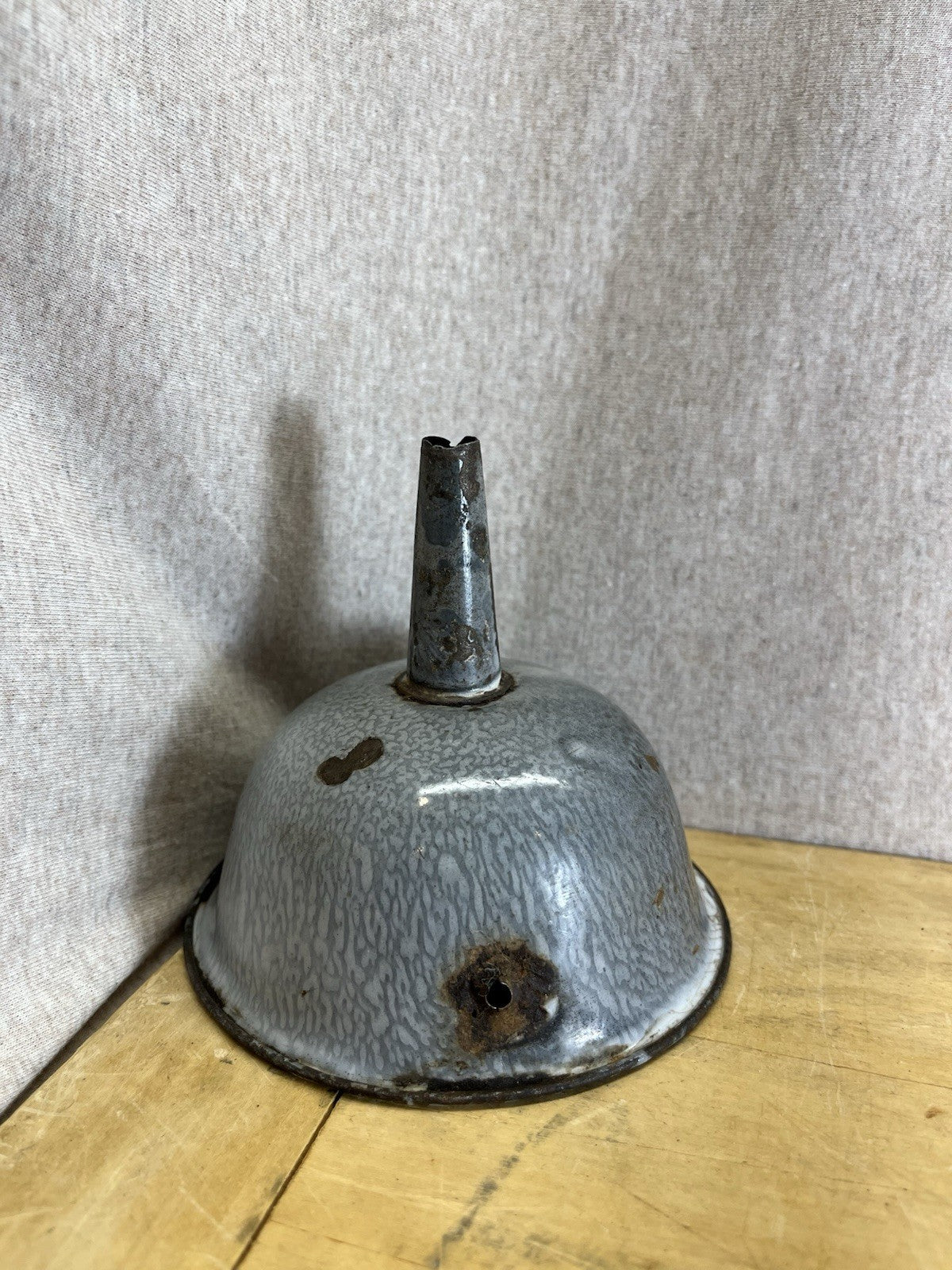 Grey Enamel Funnel