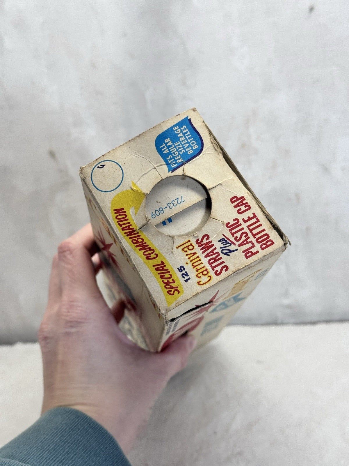 Carnival Jumbo Straws Vintage Box With Straws