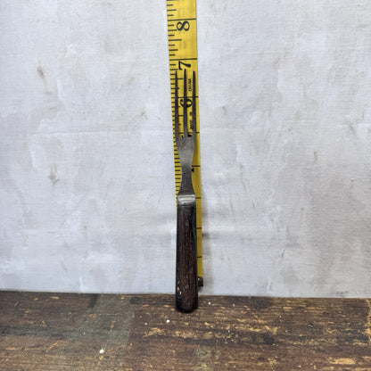 Three Prong Vintage Fork Wooden Handle
