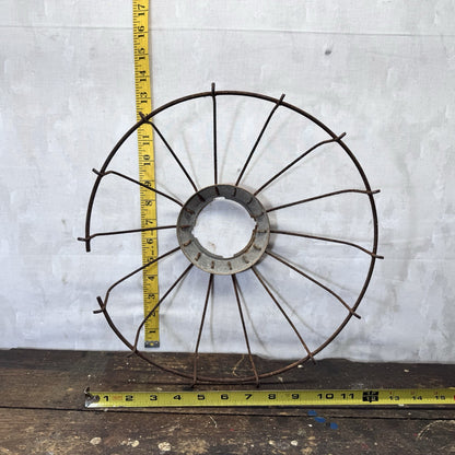 Chicken Caged Light Cover Metal Vintage Repurpose