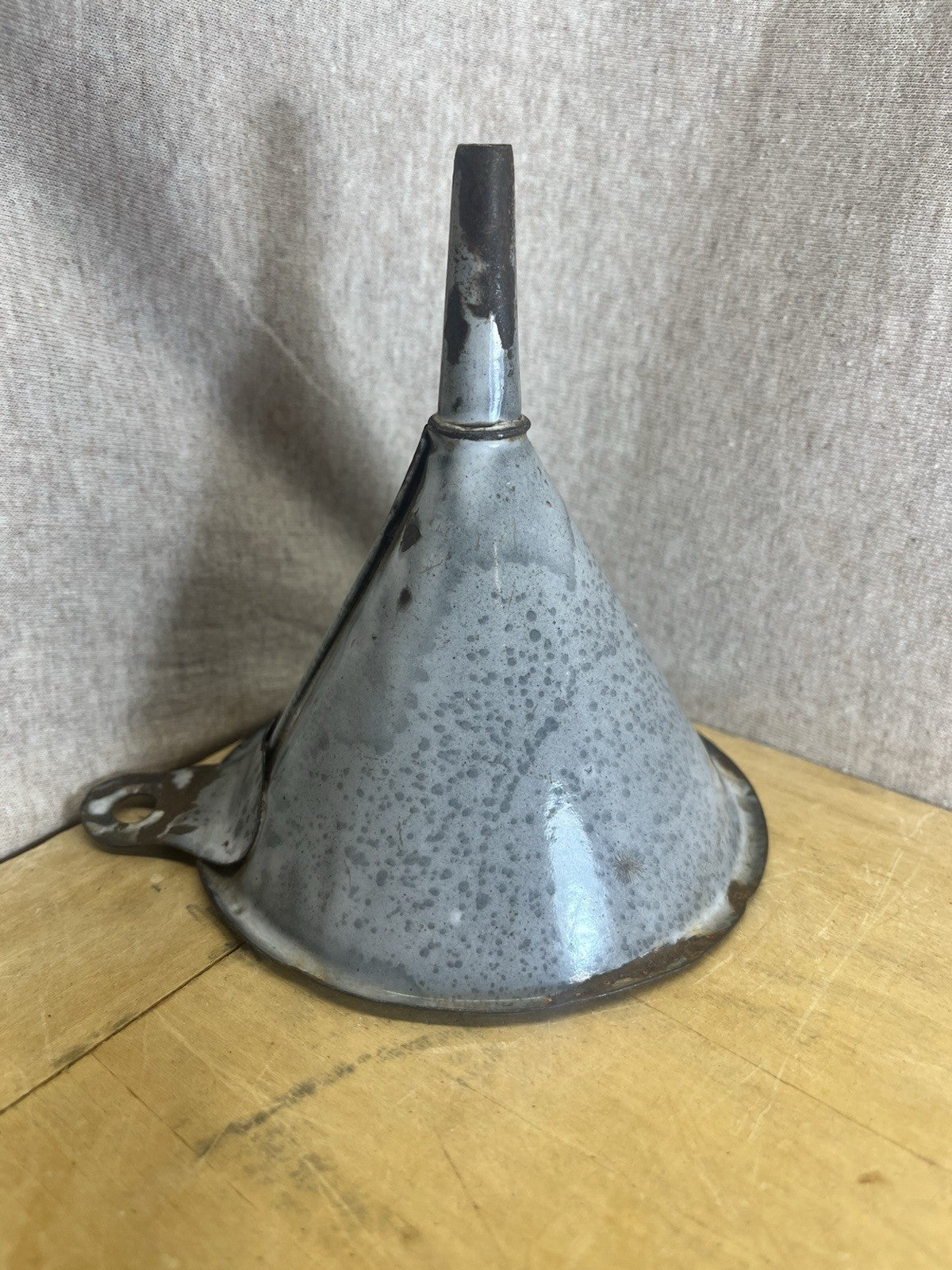 Grey Enamel Funnel