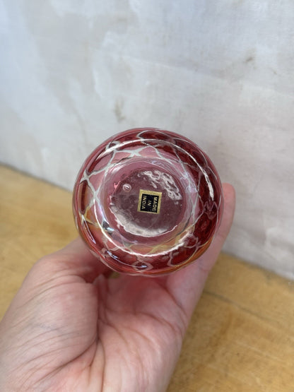 Crystal Perfume India Bottle Vtg #S-1699