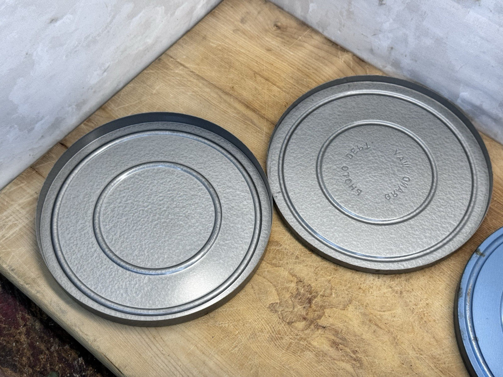 Film Reel Tins Empty Vtg