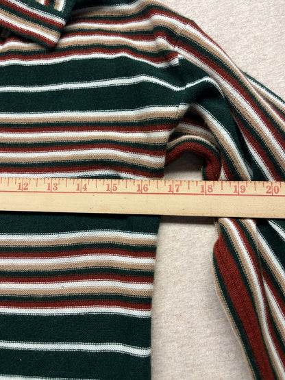 1960s, 70s Men’s Hippy Donn Kelly L Sleeve Knit Striped Shirt