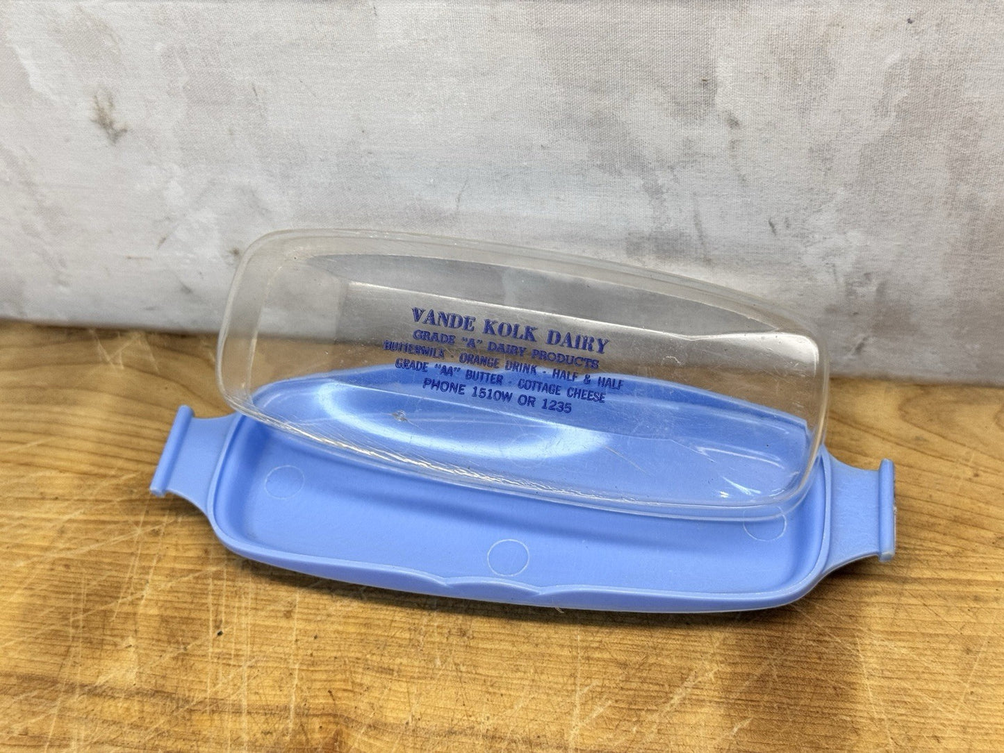 Vande Kolk Dairy Waupun Wisconsin Butter Ad Container #1443