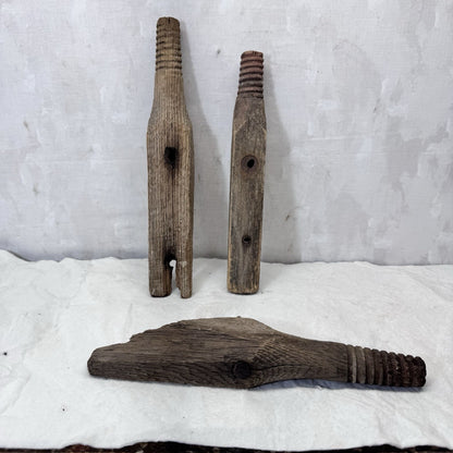 Wooden Vintage Insulator Posts Peg