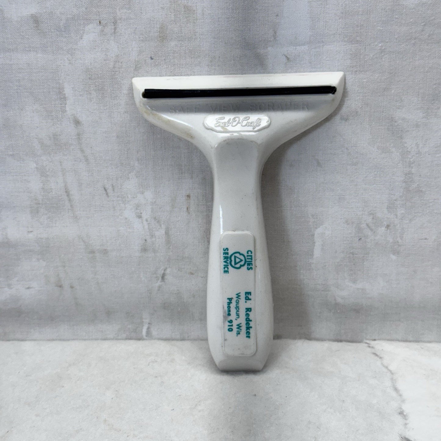 Ed Redeker Waupun Wisconsin Advertisement Vintage 