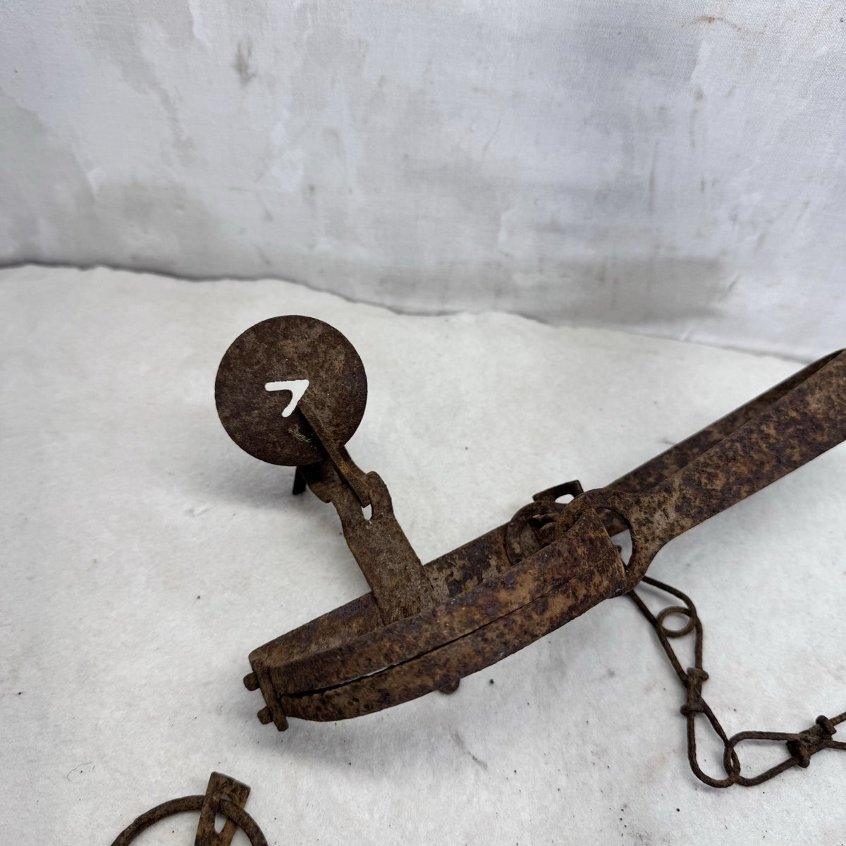 Rusty Vintage Hunting Trap 