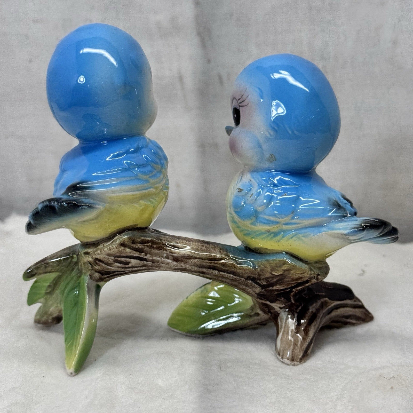 Norcrest Bluebirds On Branch Figurine Vintage