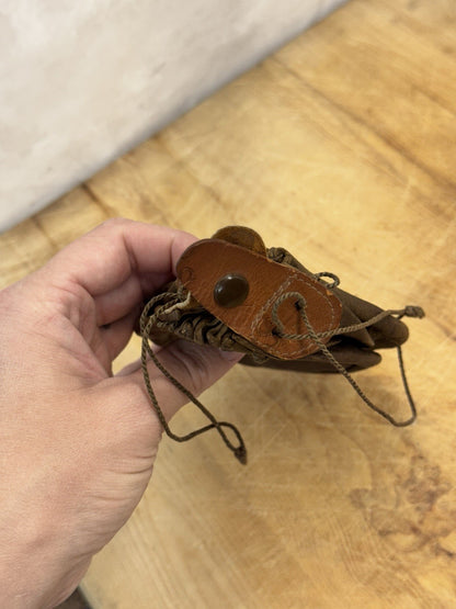 Leather Marble/Jack Pouch Antique #1394