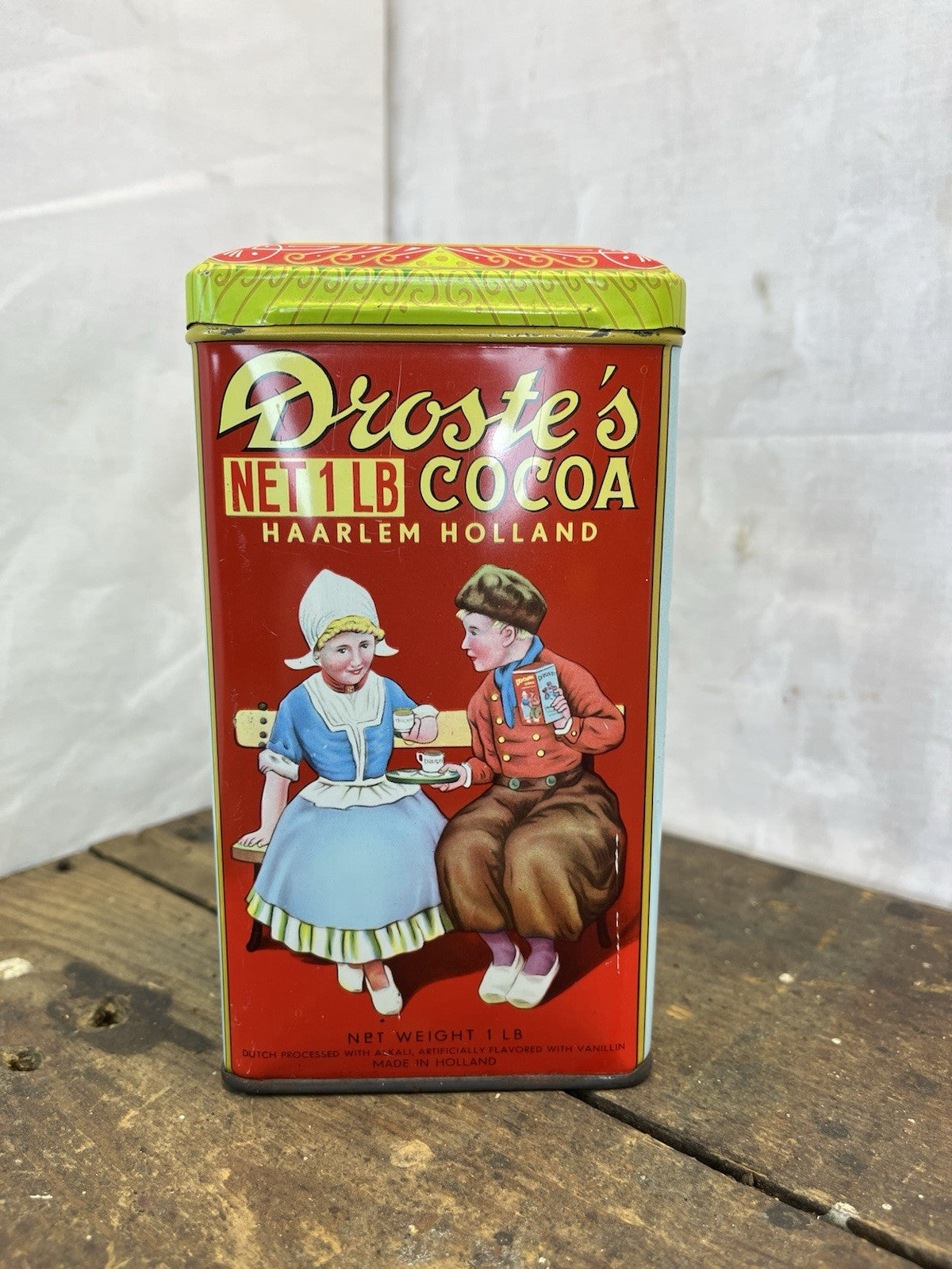 Vintage Drostes 1# Cocoa Tin #111