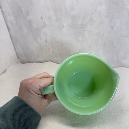 McKee Jadeite Green Measuring Glass Cup Vintage Glows