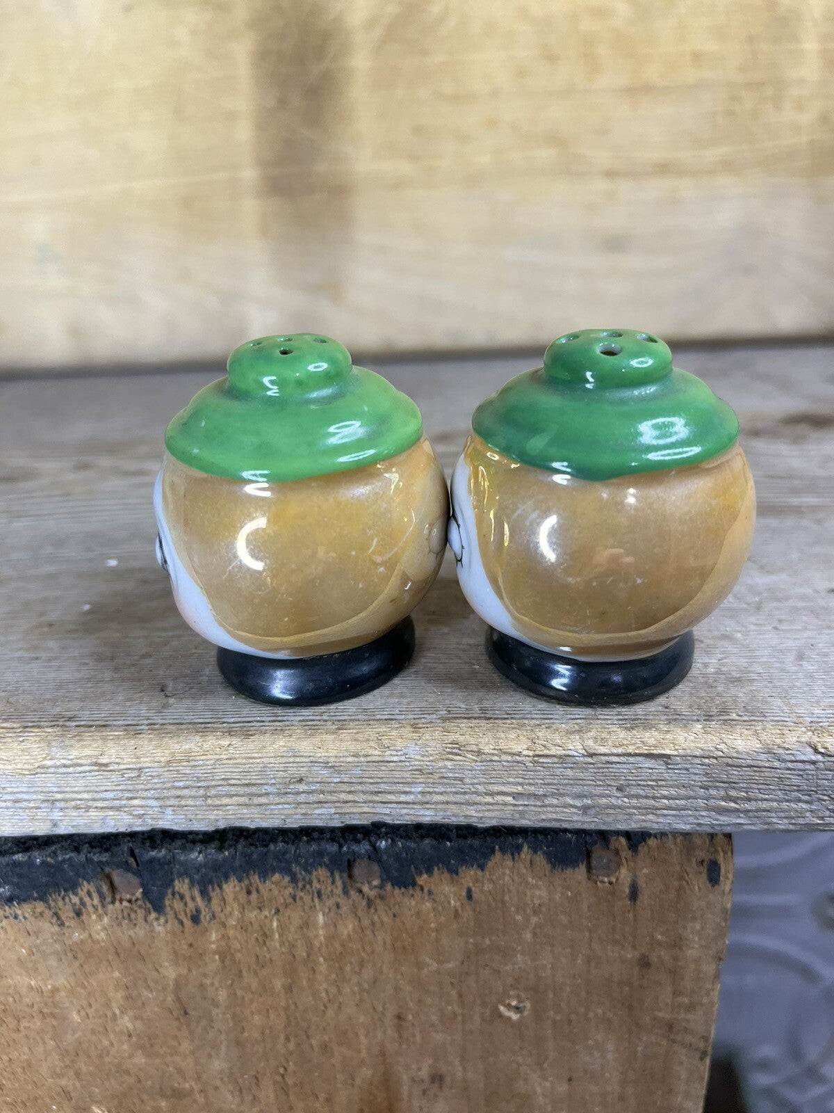 Japan Anthropomorphic Pair Of Shakers