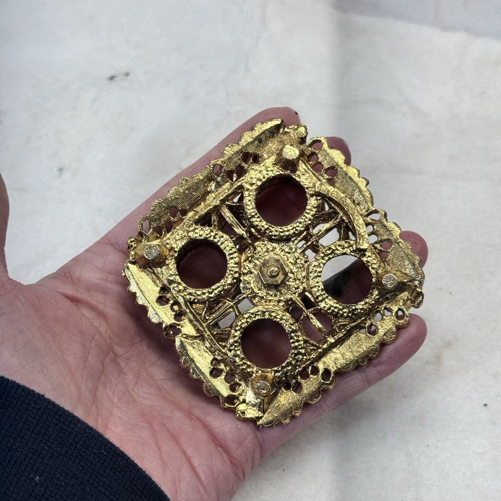 Ornate Lipstick Holder Vintage