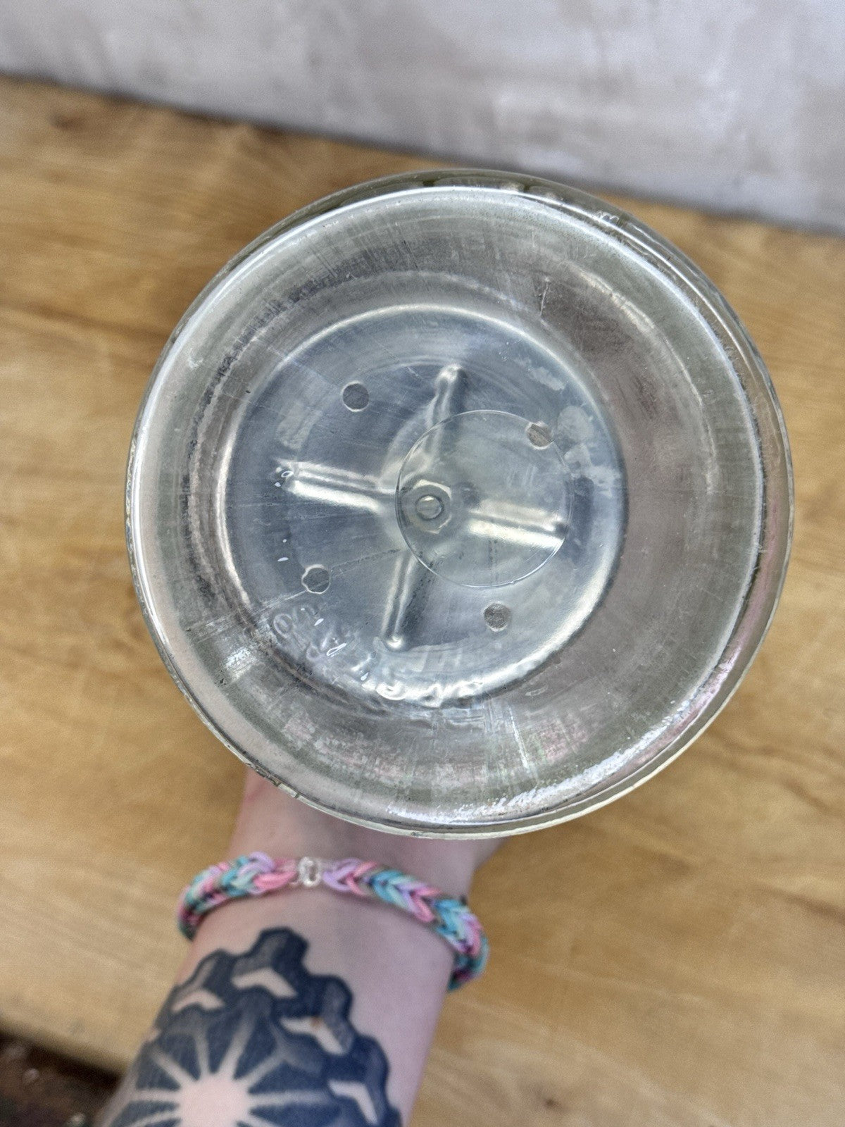 barbicide disinfectant jar vintage #1192