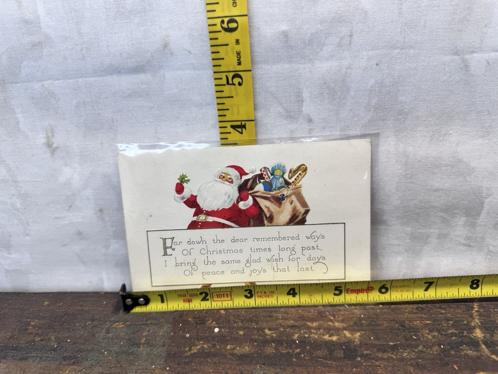 1929 Christmas Postcard  #1319
