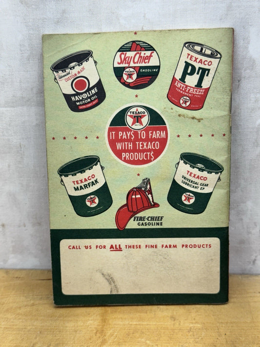 Vintage Texaco Farm Notebook NOS #1119