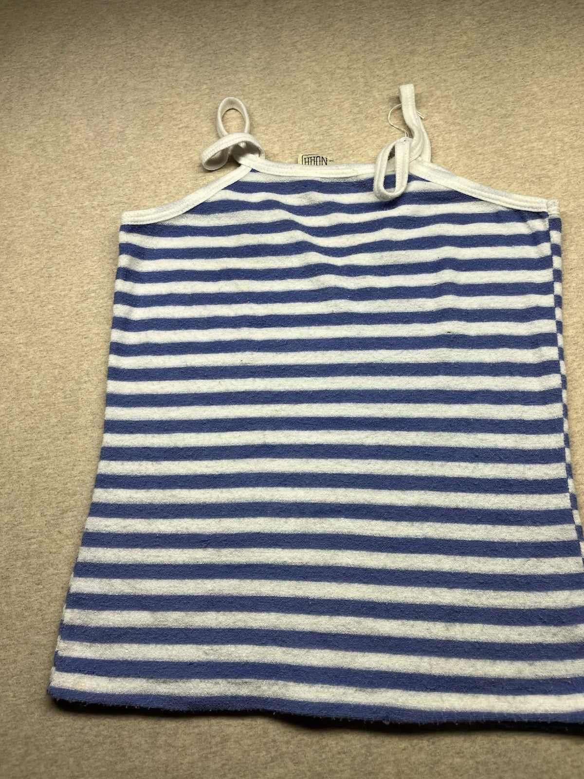 1980-90s Women’s Terry cloth Straps W/stripes