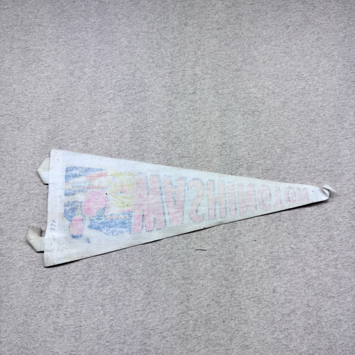 Washington Vintage Fabric Pennant Banner Flag Souvenir 