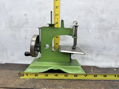 Antique Child’s Sewing Machine Green #1193